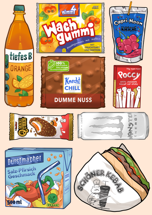 Snack Sticker Sheets