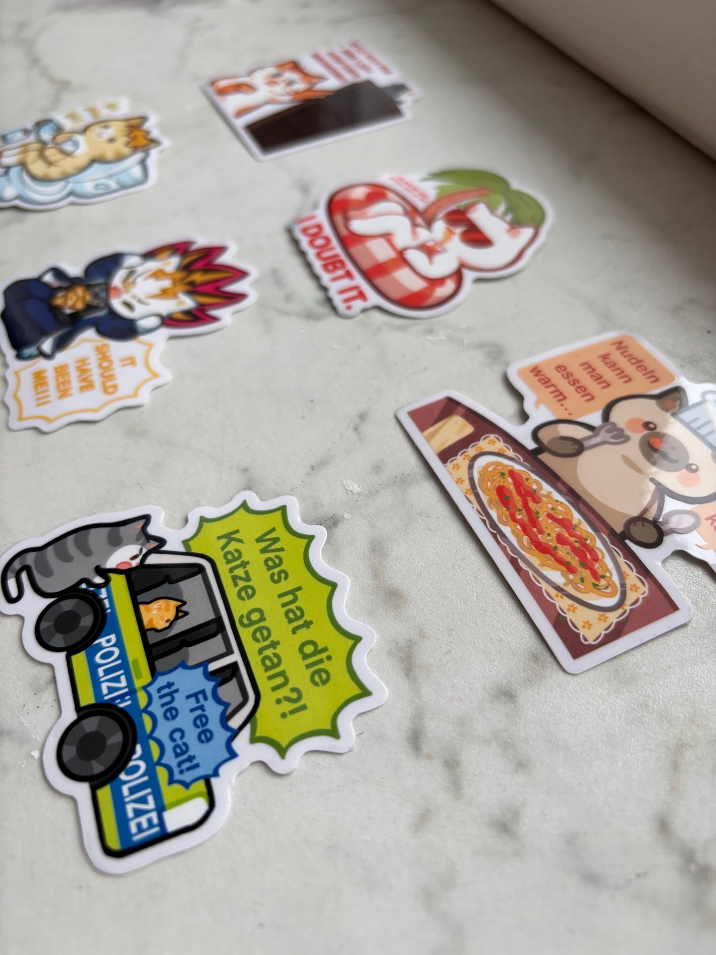 Transparent Sticker, Meme Cats