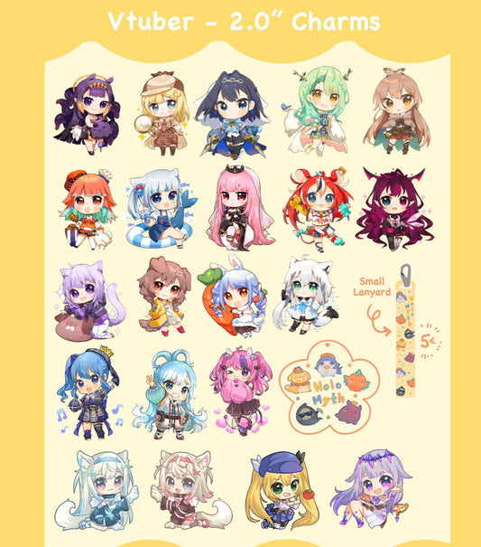 Vtuber Acrylic Charms
