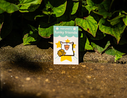 Meme Cat Enamel Pins