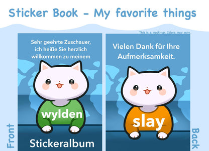 A6 Sticker Books
