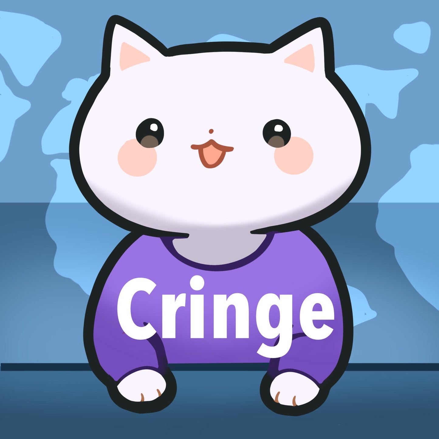 Transparent Sticker, Meme Cats