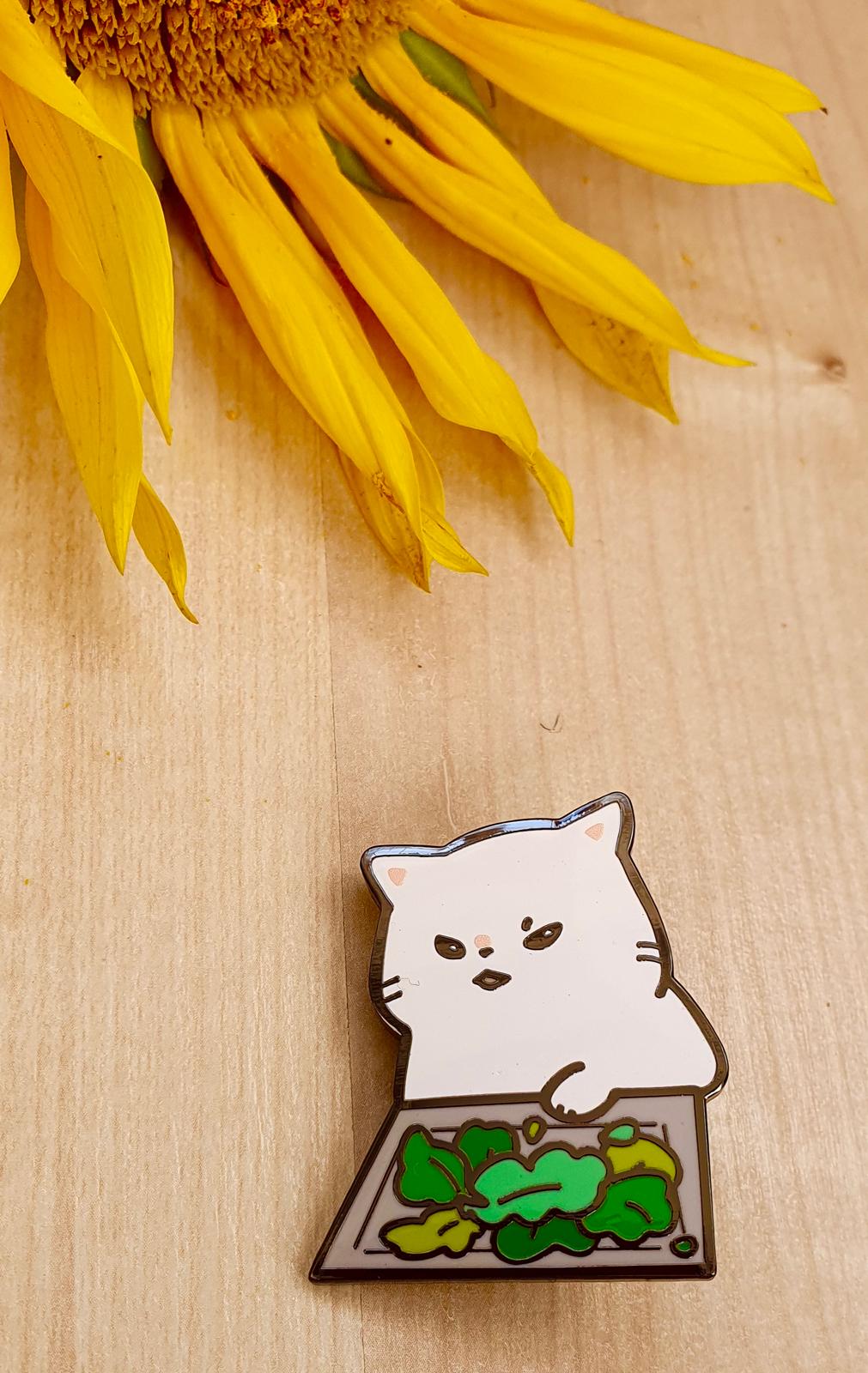 Meme Cat Enamel Pins