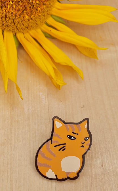 Meme Cat Enamel Pins