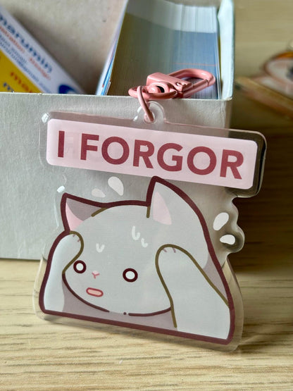 Cat Meme Acrylic Charms