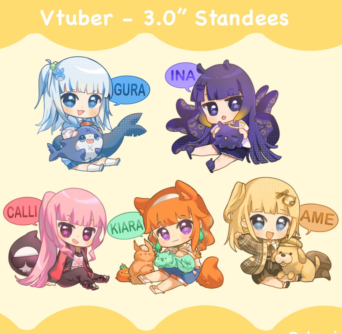 Vtuber Acrylic Standees