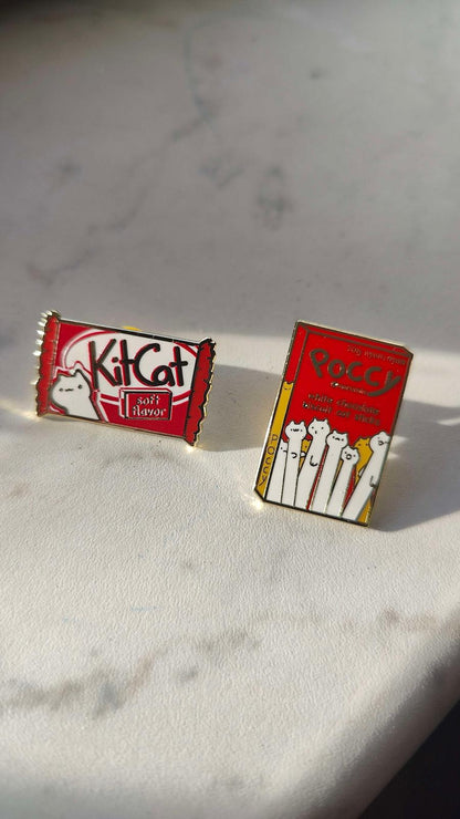 KitCat und Poccy Enamel Pins
