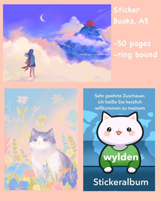 A5 Sticker Books